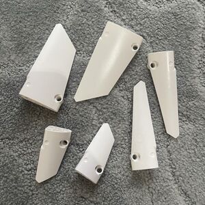 LEGO PN 64681, 64393, 64682, 64692, 64391, 64382, Technic Fairing Panels White